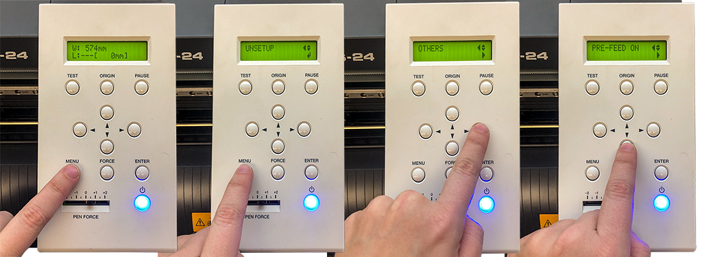 Pre-feeding vinyl with a Roland GS-24